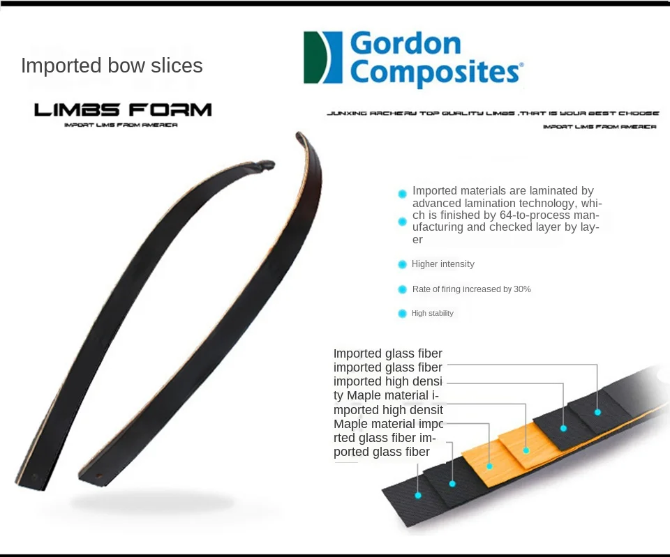 Imagem -05 - Junxing-arco Recurvo para a Caça Americana F177 54 3050 Lbs Riser Comprimento 17