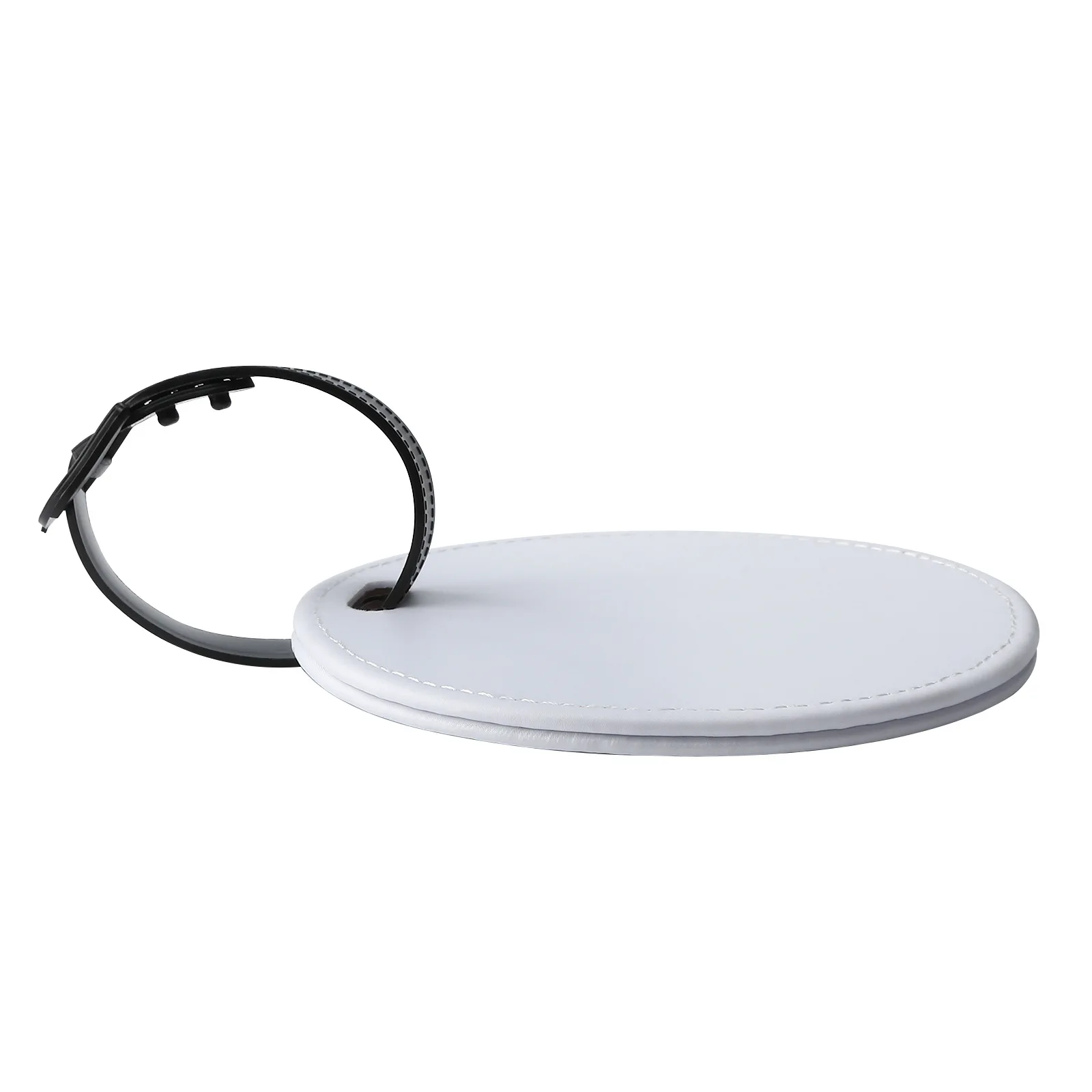 ส่วนบุคคล PU หนังรอบระเหิดการพิมพ์กระเป๋าเดินทางกระเป๋าถือป้ายชื่อสําหรับ DIY