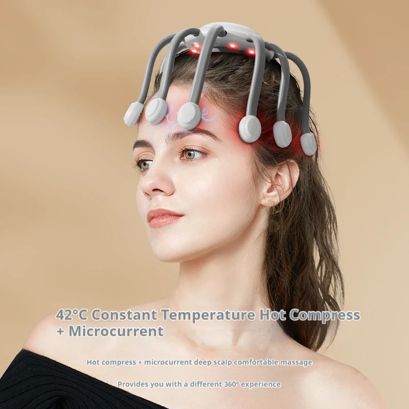 

Scalp Massager Red Light Head Relax Massager Deep Sleep Head Massager