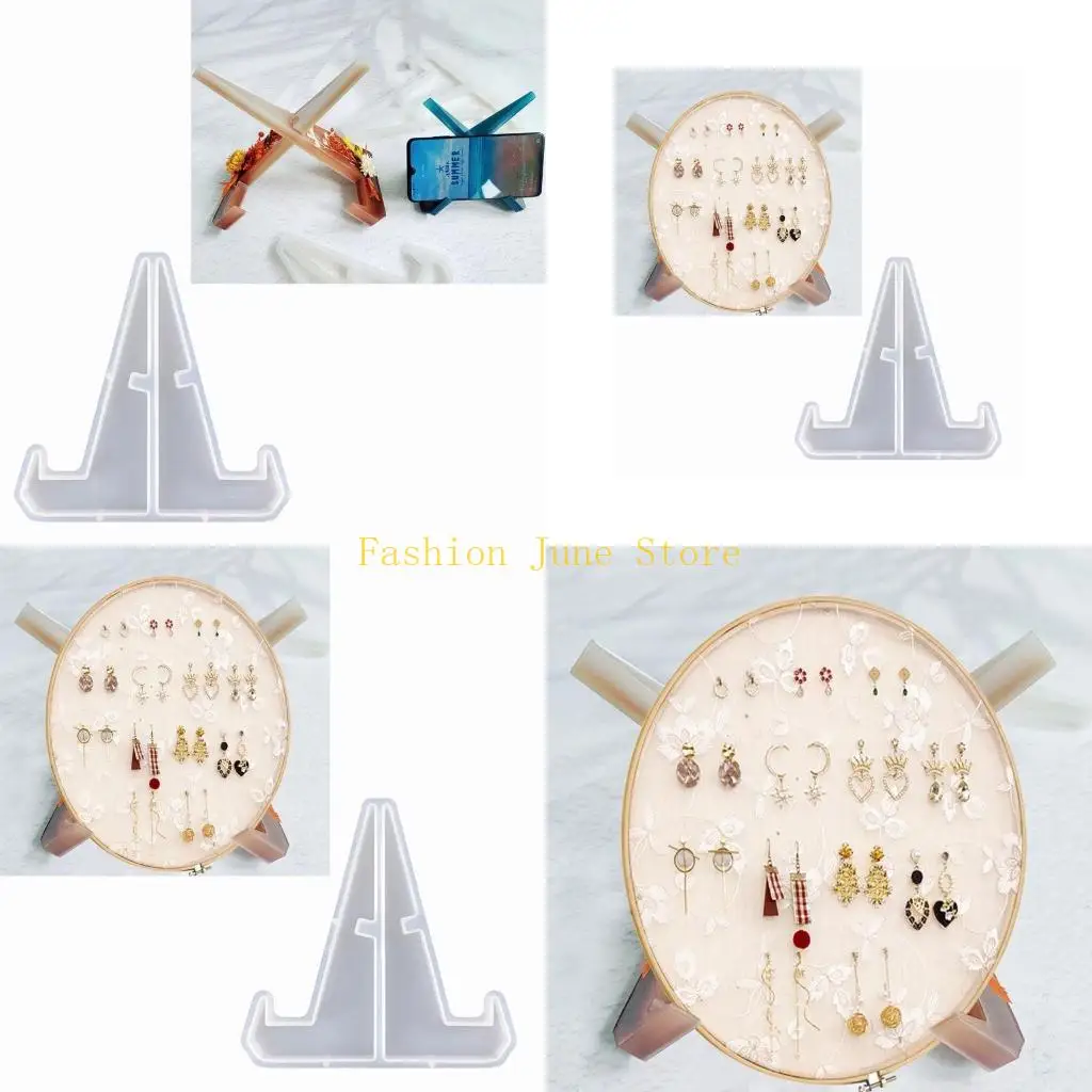 N5KA Elegant and Creative Stand Mold Long-Lasting Plate Stand Casting Mold for Weddings and More Display Stand Molds