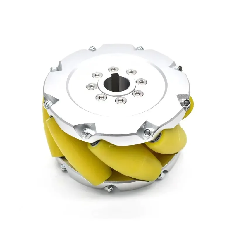 Hot Sale Payload 300kg 6inch AGV Wheels Heavy Industrial Omni Polyurethane Robotic Wheels Roue 152mm Mecanum 6 Inch
