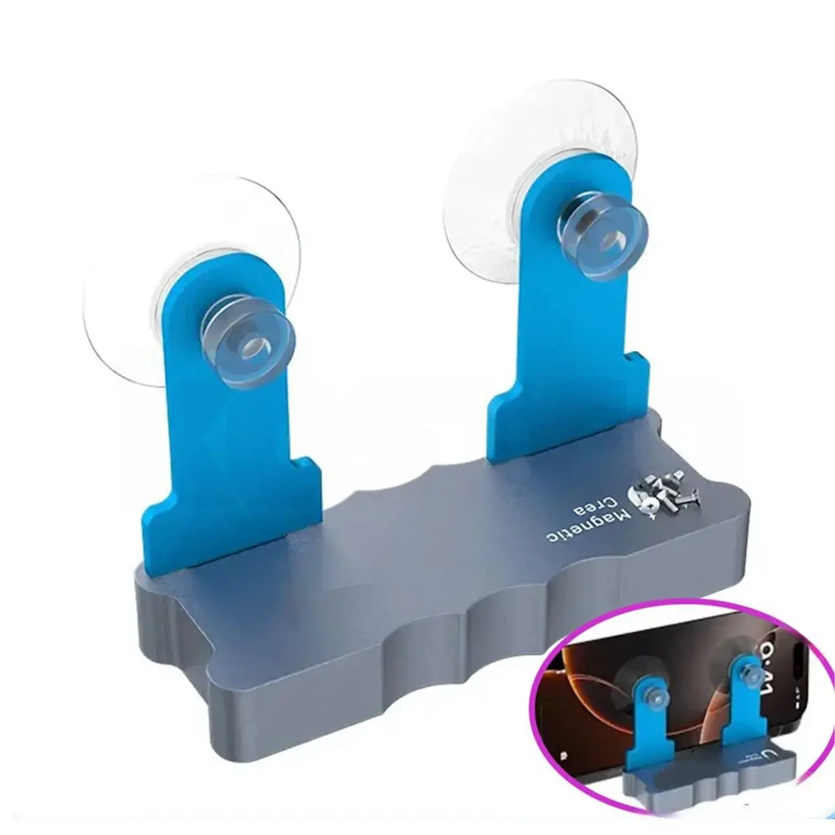 2026 New Tool Screen Repair Bracket Strong Adsorption Screen Fixing Clamp Mobile Phone LCD Screen Holder Frame Fixing Tool