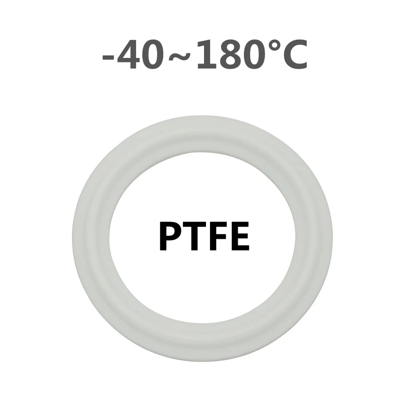 Guarnizione a ghiera Tri Clamp 5 10 pezzi rondella di tenuta sanitaria a pressione di alta qualità ISO per Homebrew Silicon PTFE FKM EPDM