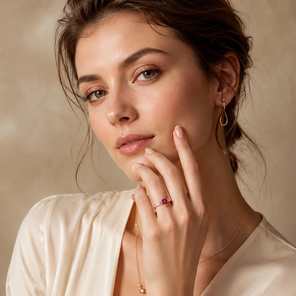 Paradisiacal Ring Bunte Steine, Europa Stil Feine Jewerly Für Frauen Sommer 925 Sterling Silber Elegante Geschenk – Detail 1