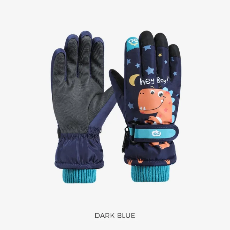 

Детские лыжные перчатки, теплые, нескользящие, износостойкие, водостойкие, сноубордические, зимние спортивные перчатки для детей, катание на сноуборде, велоспорт