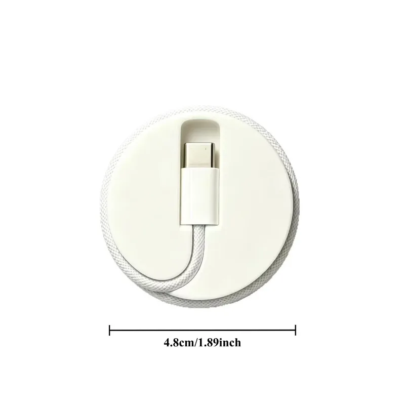 1pc Portable Mobile Phone Charging Cable Storage Organizer Anti-Winding Desktop Travel Universal ided Cable Winder Etc