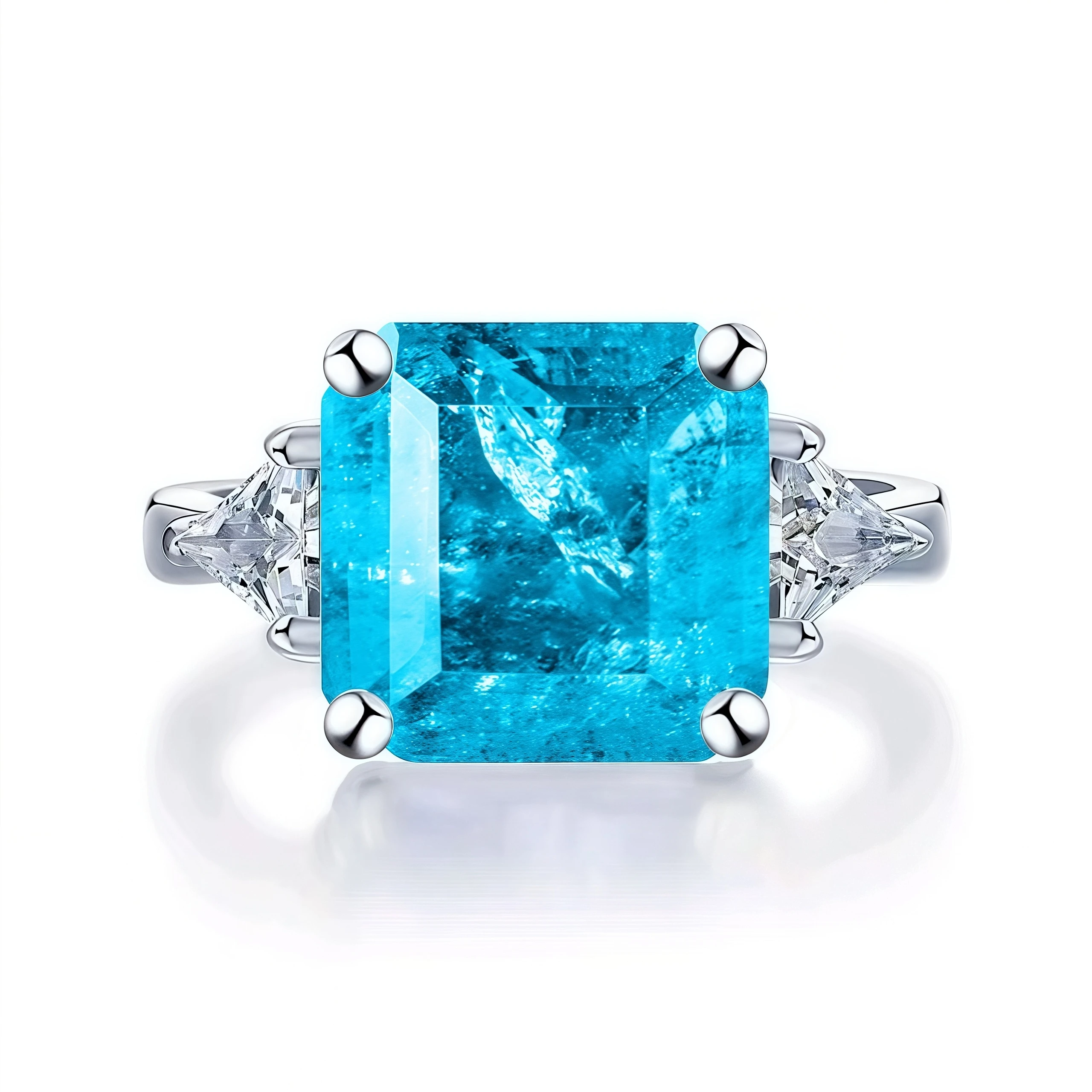 WINKIN WINSIN Brand MST Hot Sales s925 Gemstones Rings For Women CMA Certificated Fashion 925 Sterling Silver Ring Jewelry