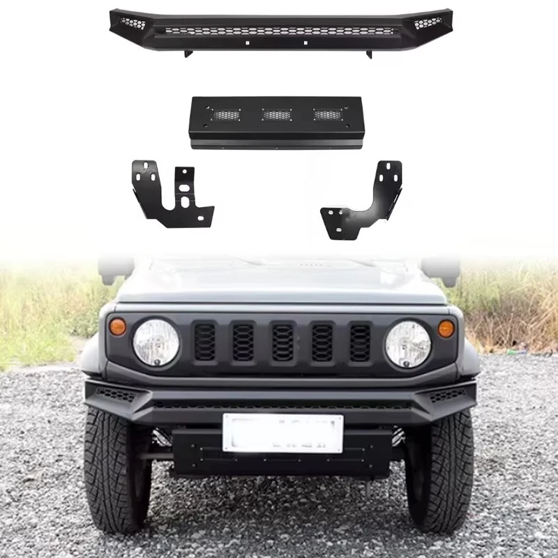 

Heavy Duty Battle Style Off Road Bumper Front Rear Anti Collision Guard for 2019-2025 Suzuki Jimny 5-door Accessories