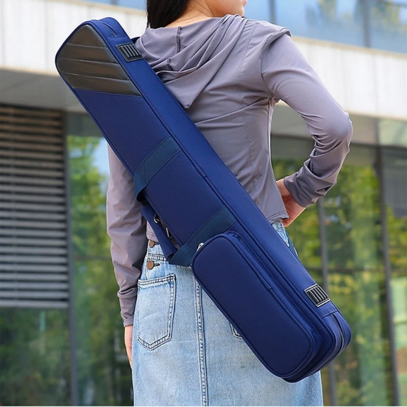 

652F Pool Cue Case Pool Cue Carrying Case Billiard Bag, Pool Case Cue Bag with Handle for Pool Cues Accessories