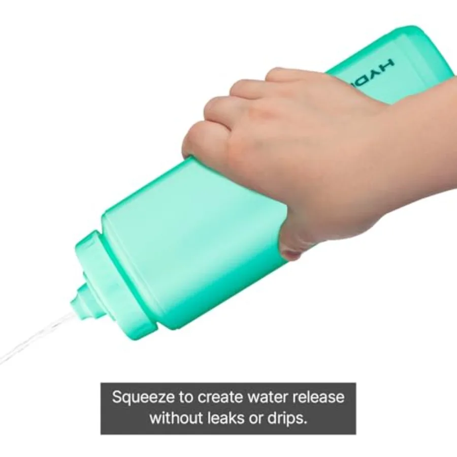 4 عبوات من زجاجات المياه الرياضية ذات التدفق السريع سعة 32 أونصة مع خفق كروي مدمج للياقة البدنية OntheGo مثالي لركوب الدراجات والسفر وصالة الألعاب الرياضية