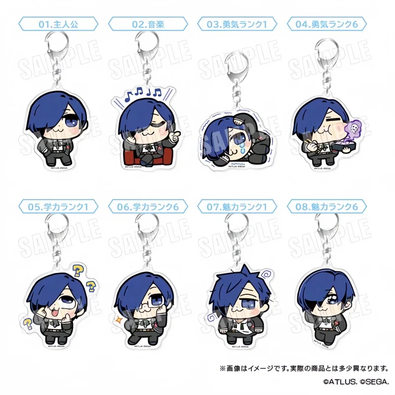 

Акриловый брелок с персонажем из игры SEGA ATLUS Persona 3 Reload, разработанный Takehisa Okawa, официальный аниме-сувенир для фанатов игры.