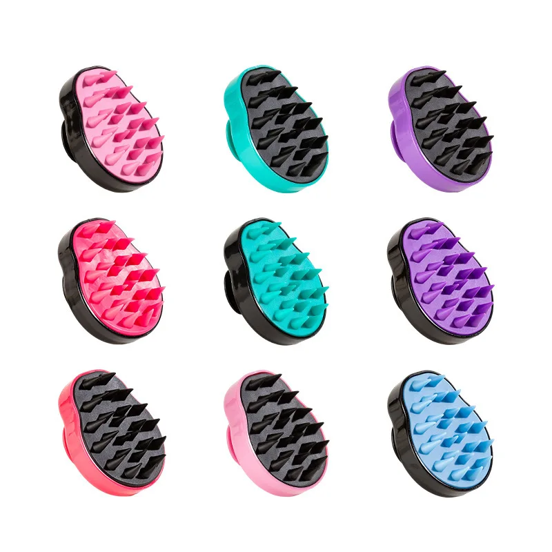 

Silicone Shampoo Scalp Hair Massager Head Body Scalp Massage Brush Comb Hair Washing Comb Shower Brush Bath Spa Massage Brush