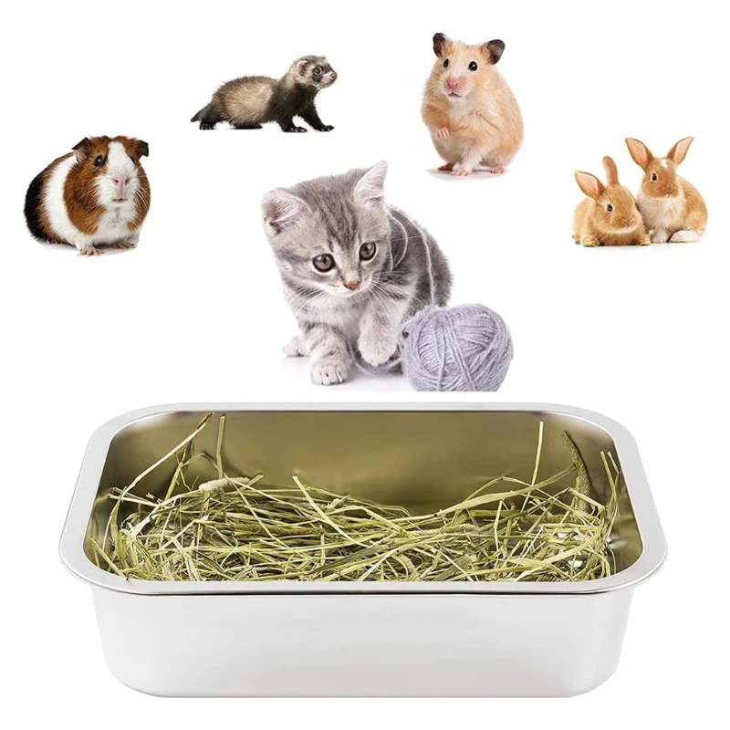 367A Smooth Surface Metal Pan High Quality Stainless Steel Litter Box Thickening Gift