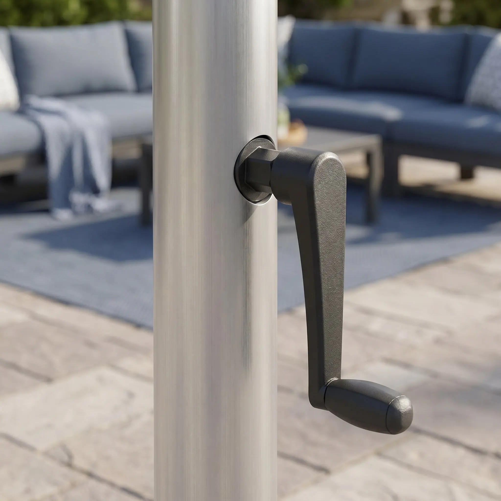 Outdoor Umbrella Crank Handle Replacement Easy Fit Patio Umbrella Hand Crank Replacement Smooth Lift Repair Parts Outdoor