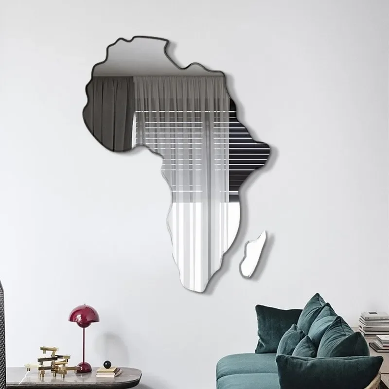 Special-shaped irregular dressing mirror ins wind decorative mirror entrance creative wall wall mirror customization