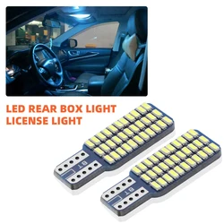 1PCS T10 Led Bulbs Canbus W5W 3014 33SMD 168 194 6000k Car Interior Dome Reading License Plate Light Signal Lamp Accessories