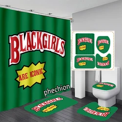 New Backwoods Cartoons 3D Print Shower Curtain Waterproof Bathroom Curtain Anti-slip Bath Mat Set Toilet Rugs X12