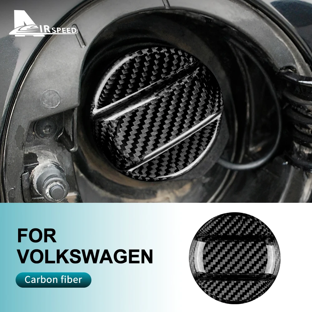 

Real Hard Carbon Fiber Fuel Tank Cap Trim For Volkswagen Golf 7 MK7 GTI Golf 8 MK8 GTI Beetle Sicrocco Passat CC Tiguan Sticker