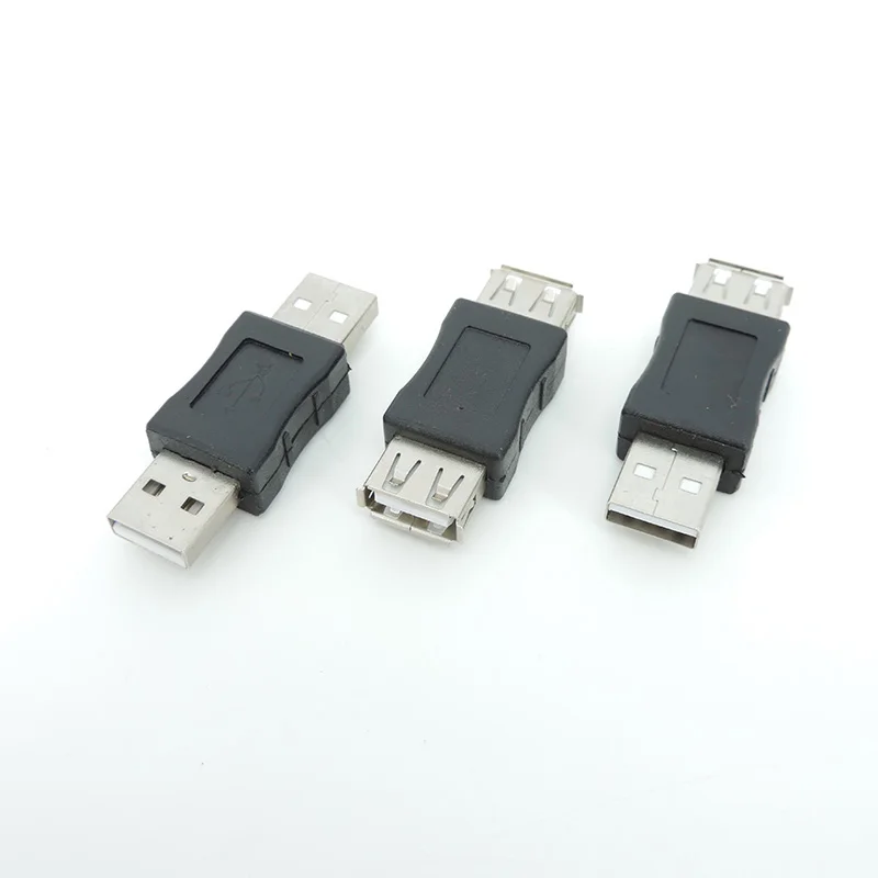 USB 2.0 نوع A ذكر أنثى مقرنة محول التوصيل المقبس موصل لأجهزة الكمبيوتر المحمول Diy بها بنفسك موسع كابل محول L1