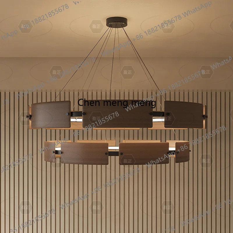 

Round modern medieval French chandelier post-modern creative living room bedroom, chandelier