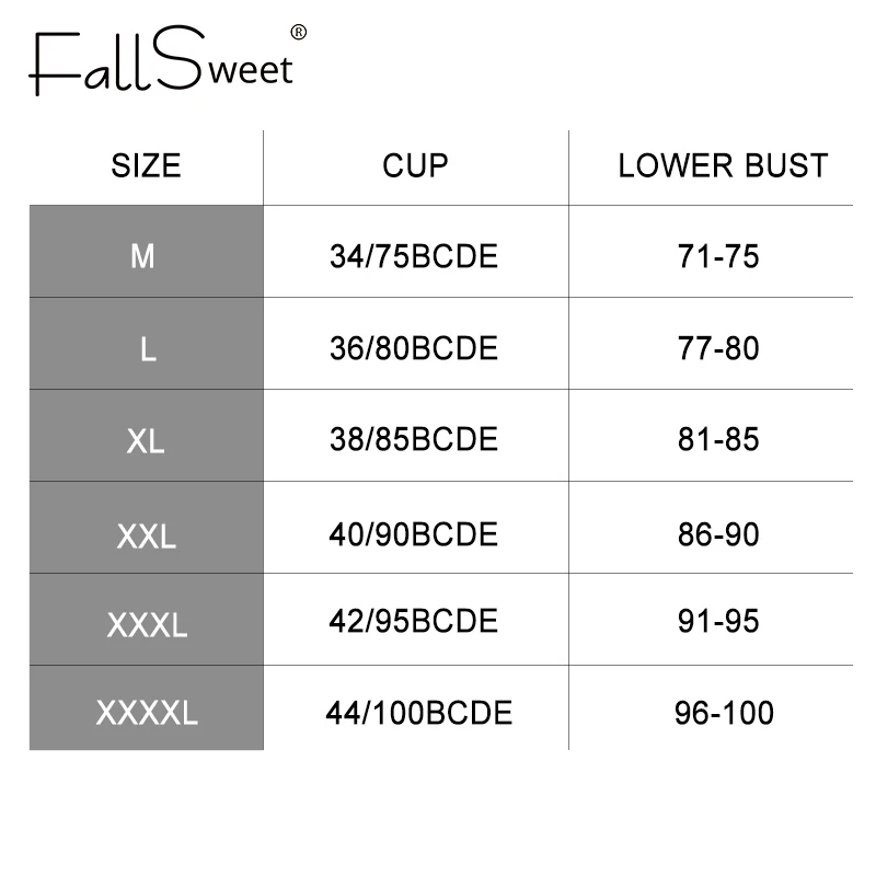 FallSweet Plus Size Bra Active Bras for Women Comfort Seamless Bralette Push Up Sport Brassiere Sexy Intimate Lingerie