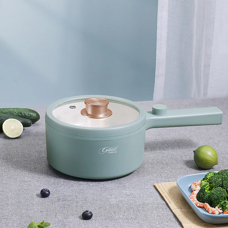 1.5L متعددة الوظائف مهجع صغير منخفضة الطاقة المطبخ لحظة جدا تحريك زريعة الطبخ المعكرونة المنزلية الكهربائية الساخن Pott