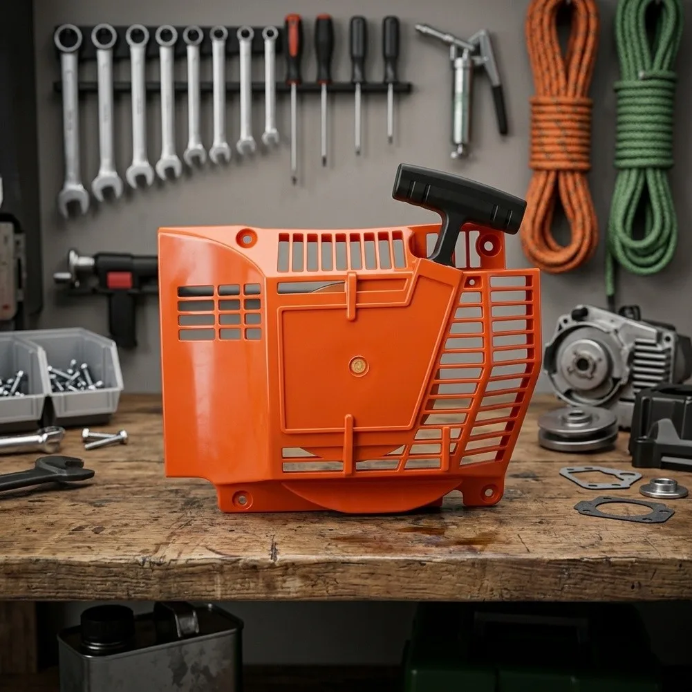 Cord Retraction System Rewind Starter Assembly Automatic Pull Cord Retraction Smooth And Easy Pulling Efficient Starting Design