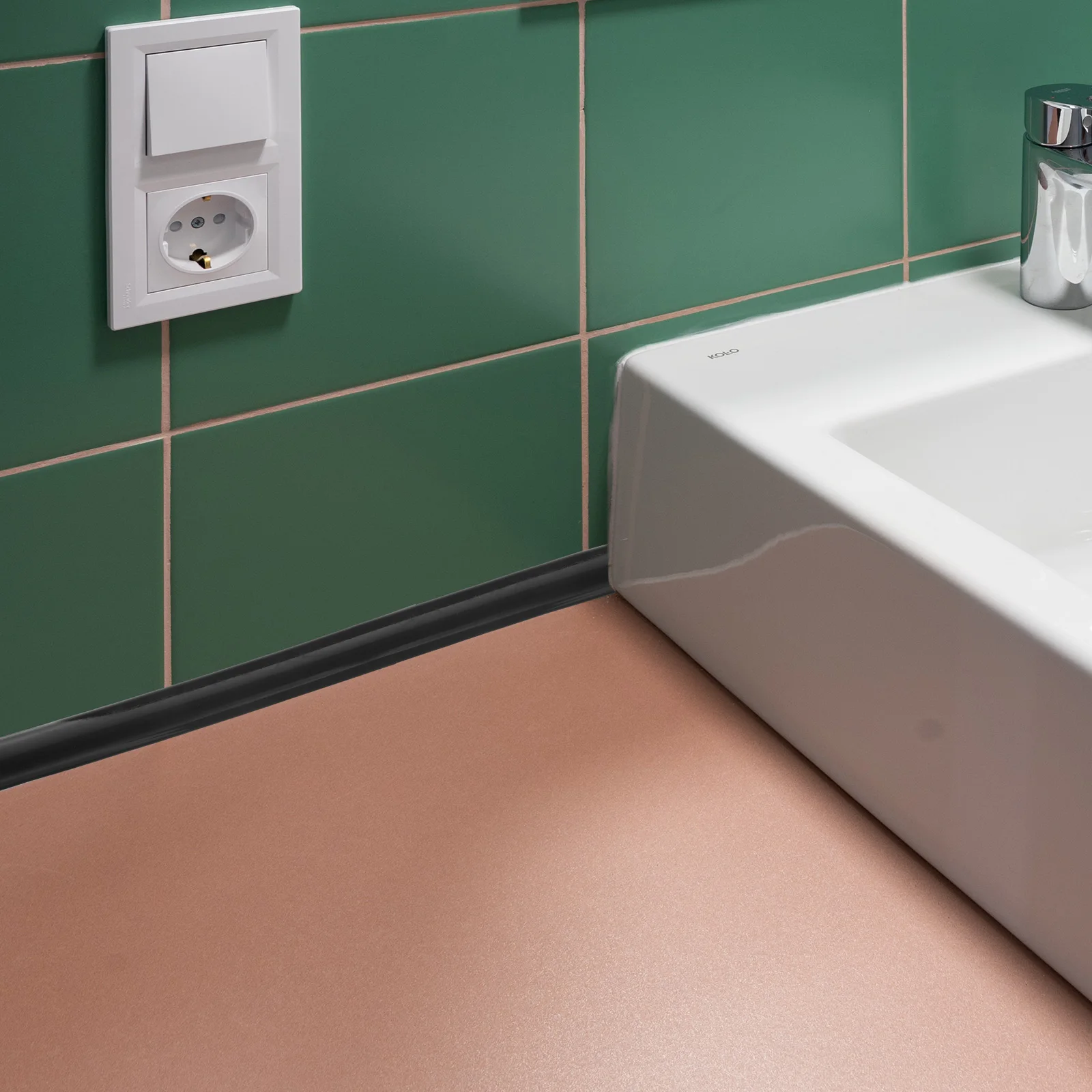 

Ceiling Edge Wallpaper PVC Peel Stick Caulk Trim Flexible Strip Wall Corner Molding Decorative Edge Cabinet Tile Smooth Surface