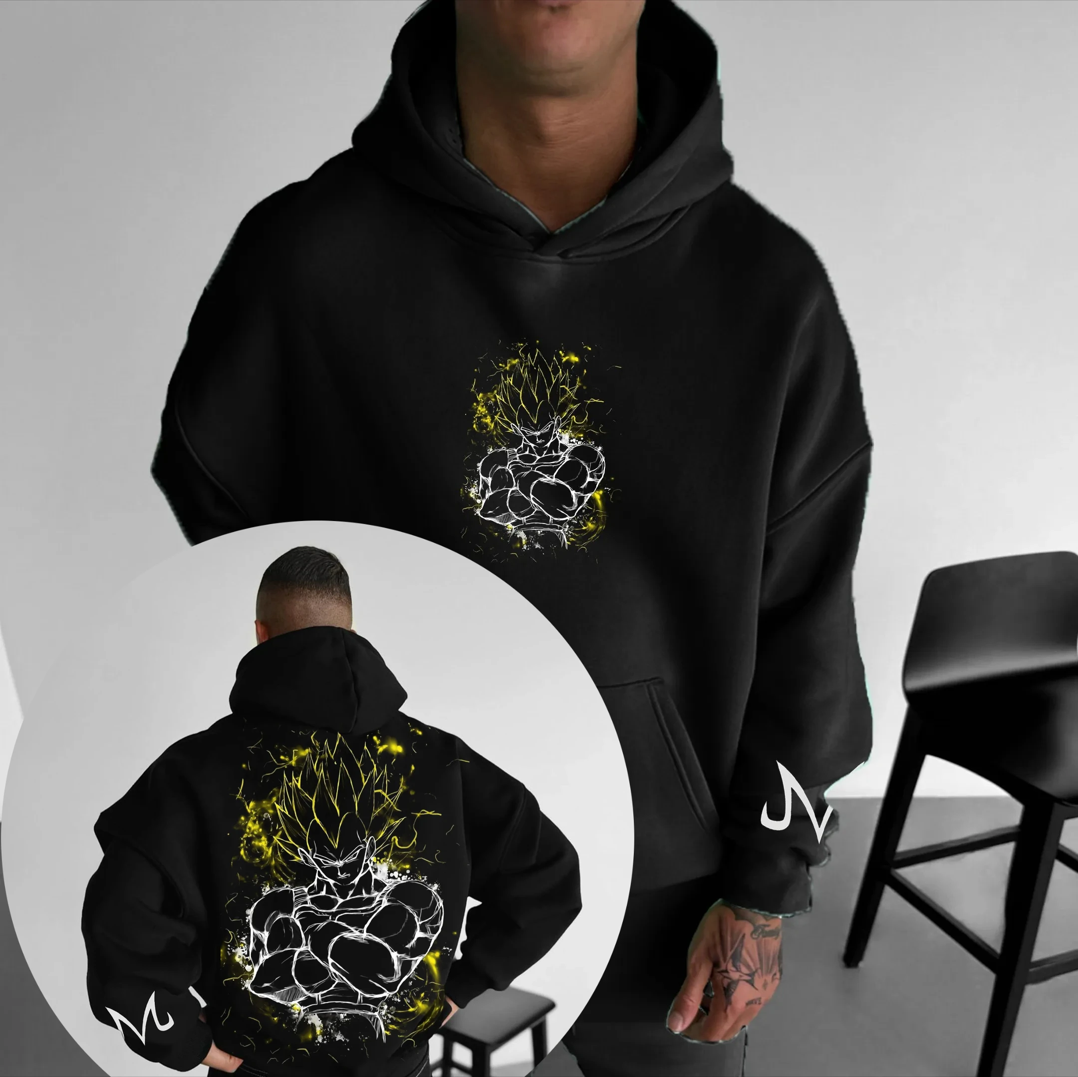 

Dragon Ball осень и зима японские горячие крови анимационные классические персонажи удобные толстовки для мужчин и женщин пар