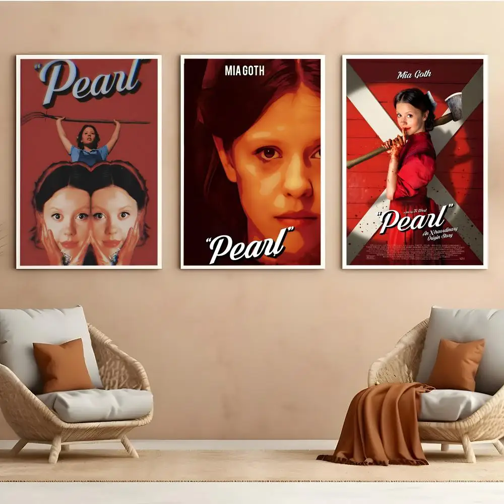 Pearl Dining Area Gaming Zone Tear Resistant Self Adhesive PVC Rollable Home Poster