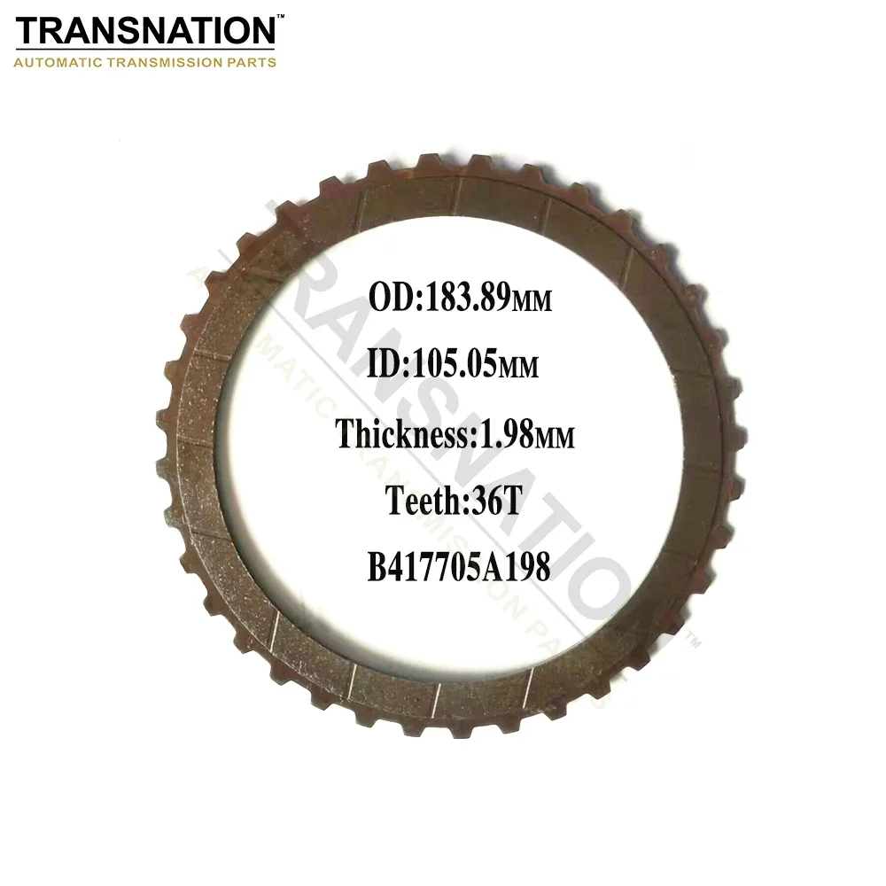 

6L45E 6L50E Auto Transmission 4-5-6 Clutch Friction Plate 417705A198 For BMW GM Car Accessories Transnation