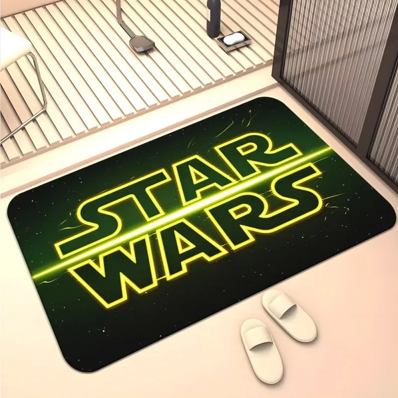 MINISO Disney Star Wars Memory Foam Bath Rug Non-Slip Absorbent Bathroom Mat Machine Floor Mat for Home Decor Bedroom Kitchen