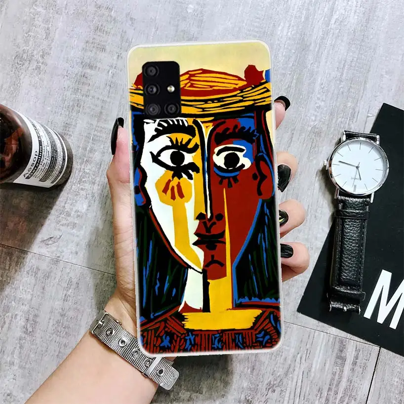 Picasso Abstract Art Painting Phone Case For Samsung Galaxy A50 A70 A40 A30 A20S A10 Note 20 Ultra 10 Lite 9 8 A6 A8 Plus A7 A9