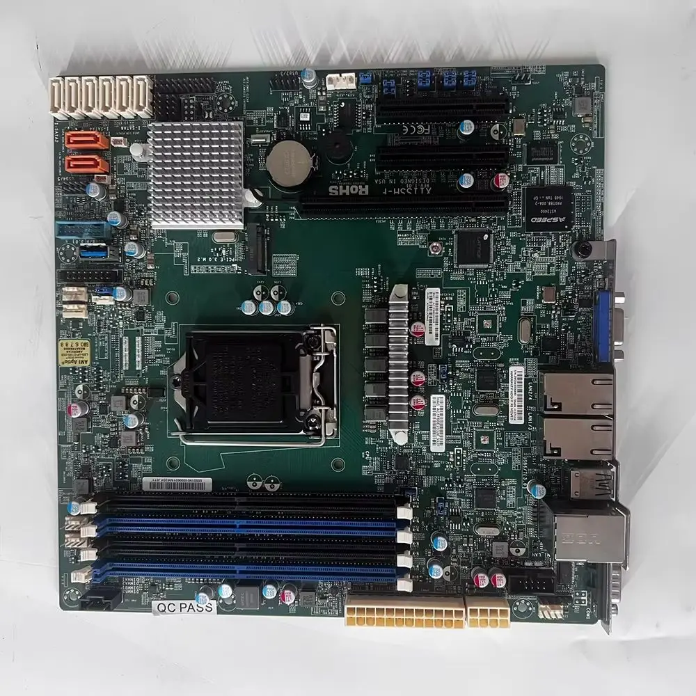 X11SSH-F Industrial Package Motherboard For Supermicro Single-socket Server E3-1200v6v5 M-ATX C236 Dual GbE LAN SATA3 LGA 1151