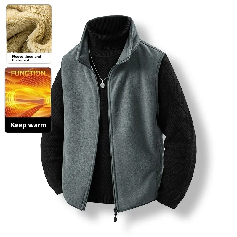 سترة بسيطة بياقة واقفة كاجوال وعصرية بلون سادة سترة مبطنة بالقطن دافئة للخريف والشتاء في الهواء الطلق سترة قطنية #4