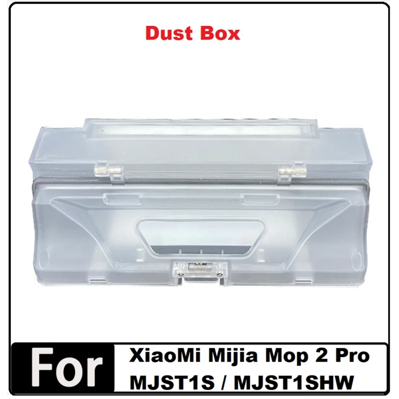 Dust Box For Xiaomi Mijia Mop 2 Pro /MJST1S / MJST1SHW Robot Vacuum Cleaner Replacement Spare Parts Parts Dustbin Filter