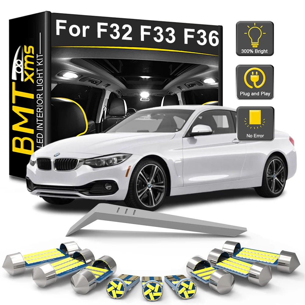 

BMTxms 6Pcs Canbus LED Interior Light Bulb Kit For BMW 4 series F32 F33 F36 425 428 430 435 440 Coupe 2014 2015 2016 2017 2018