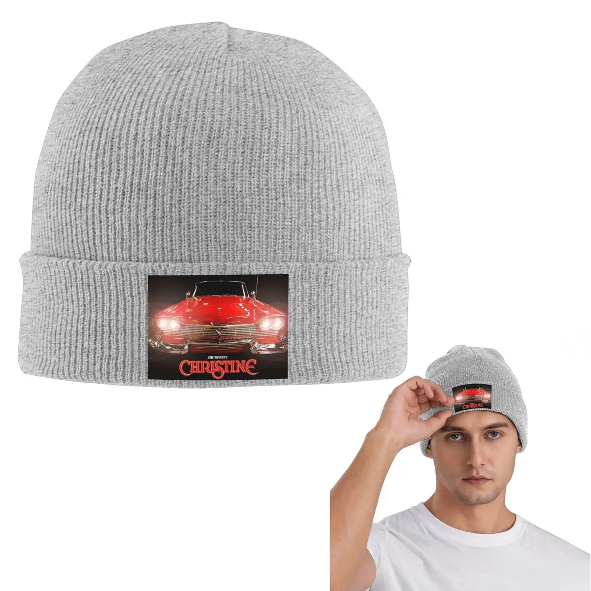 

Джон Карпентер Кристин фильм ужасов теплая вязаная шапка в стиле хип-хоп шляпа осень зима уличные шапки шапки для мужчин женщин взрослых