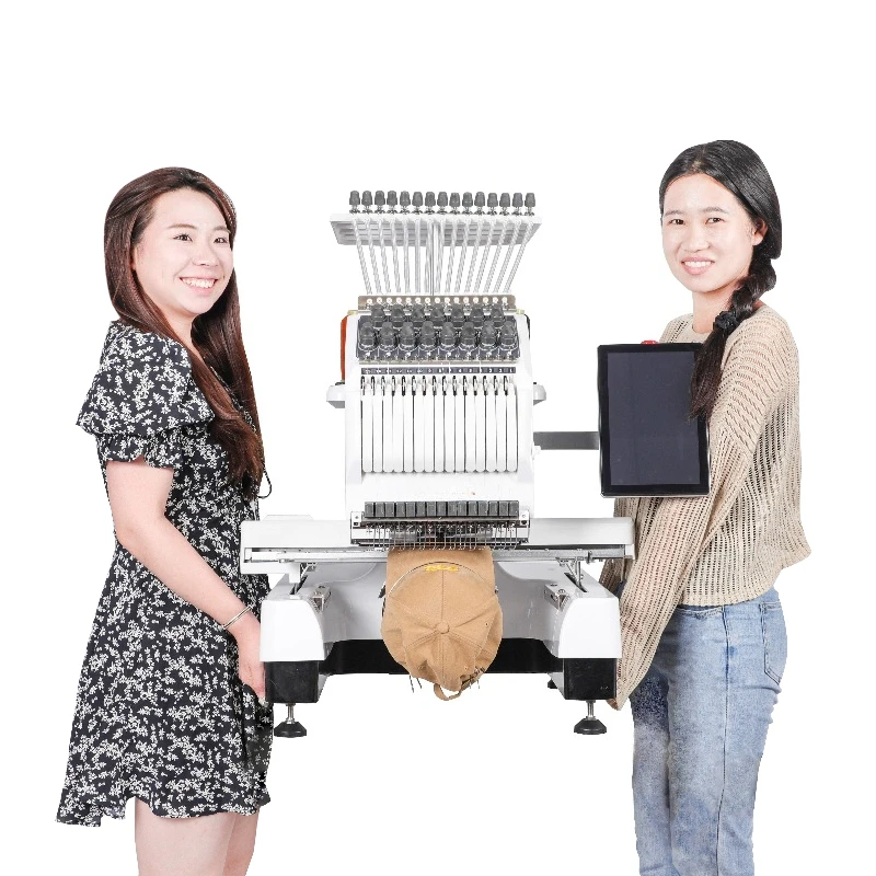 Embroidery Machine Computerized Automatic Multi-needle Sewing Machine for Custom Logo Cap T-Shirt Uniform Shop