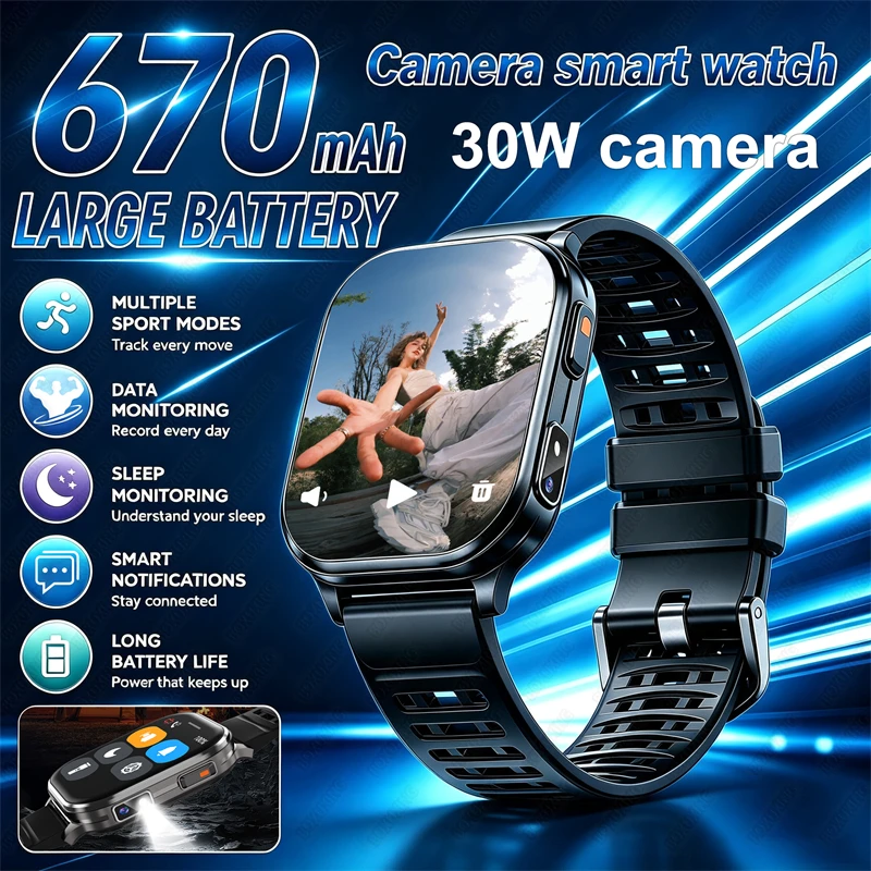 2026 New Lady Fashion Smart Watch Men Women Heart Rate Bloo…