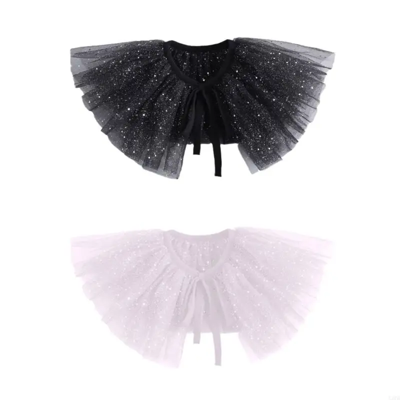 A3PB CourtStyle Collar Tulle Puff Collar Corban