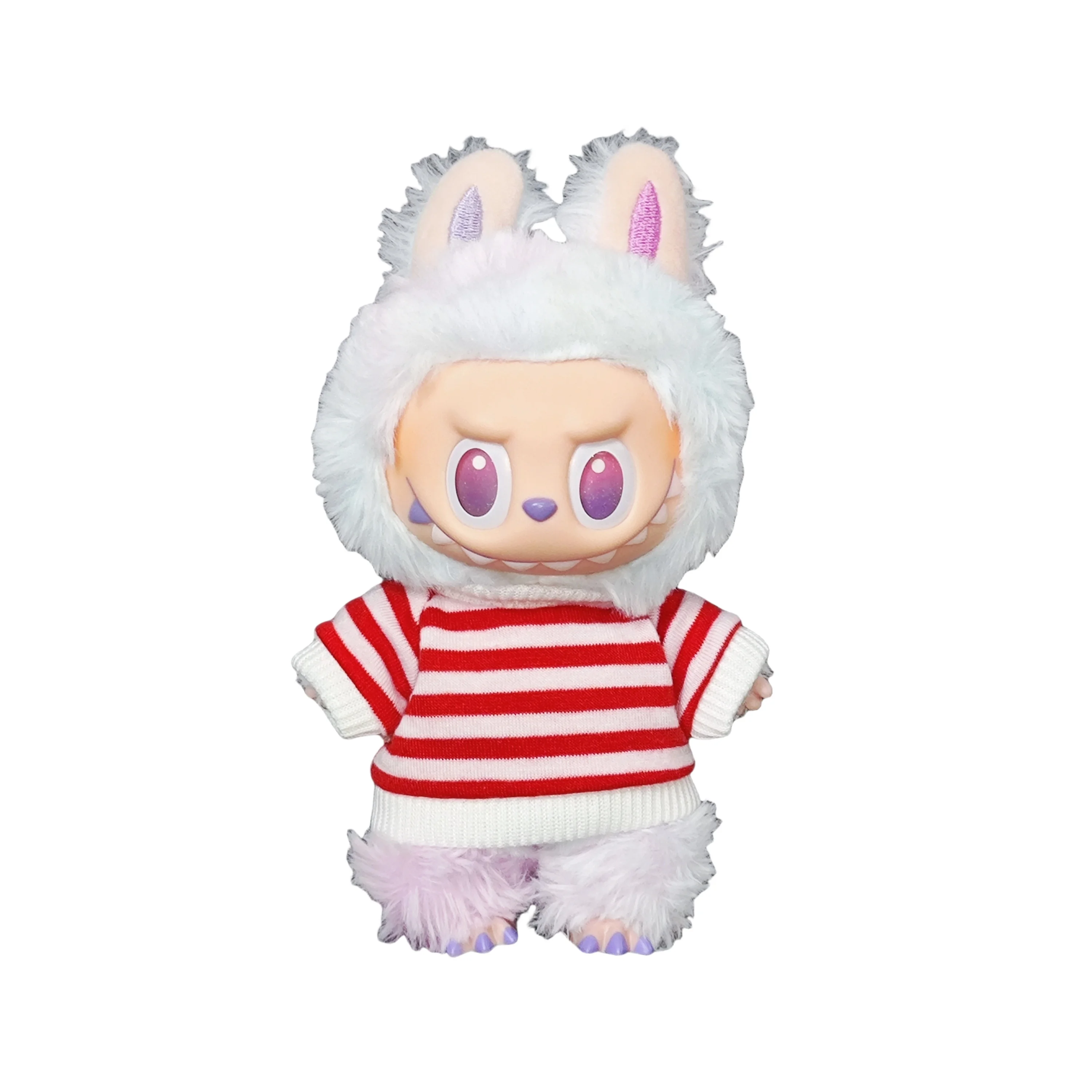 17cm Labubu Doll Clothes Fashion Hoodies Doll Outfits Color Matching Hoodies Doll Accessories Cute Decoration