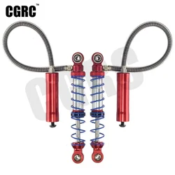 2PCS 80/90/100/110/120mm Secondary Bucket Shock Absorber Double Spring Damper For 1/10 RC Crawler Axial SCX10 90046 D90 TRX4