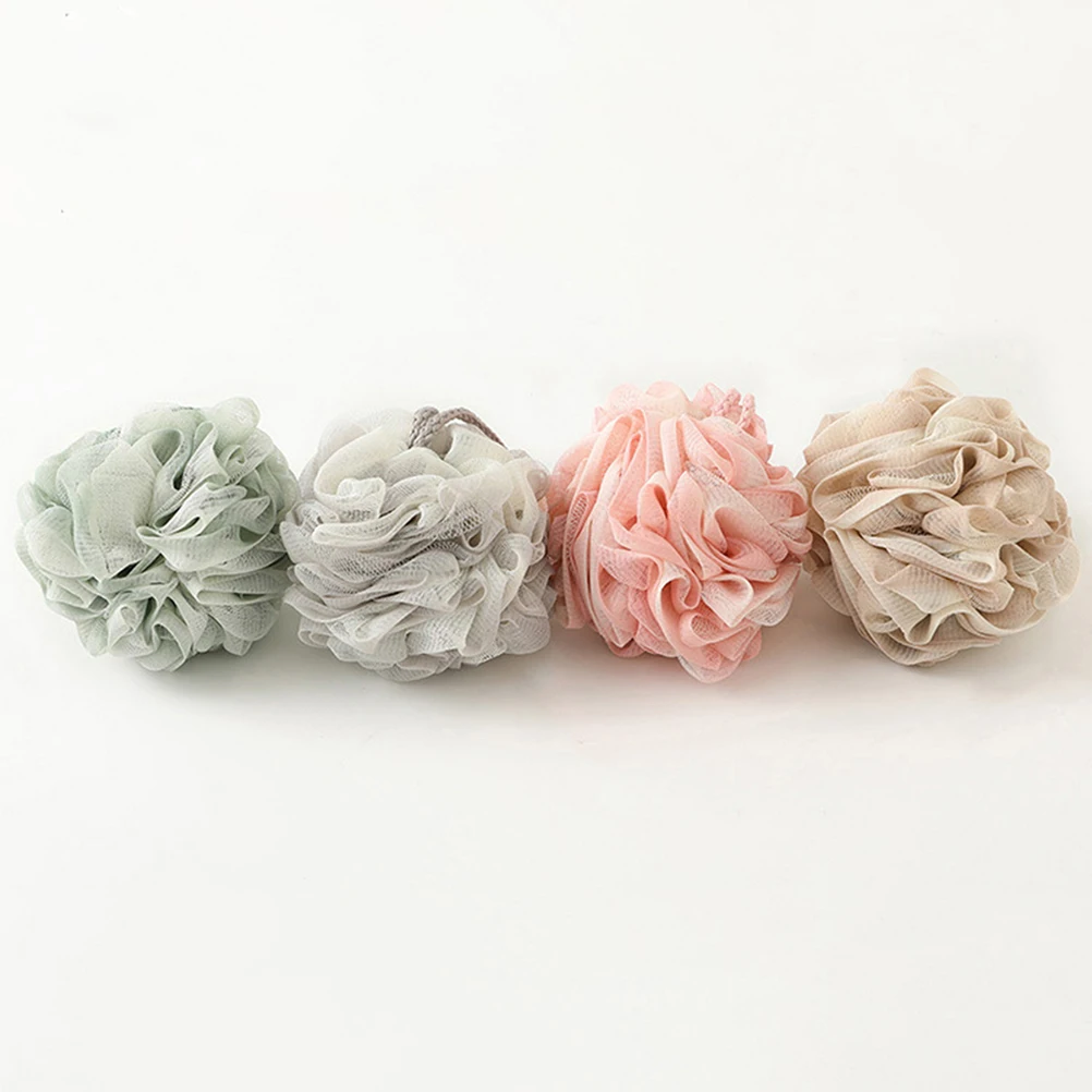 

3pcs Flower Bathing Accessories Shower Ball Super Soft Body Cleansing Accessories For Men Women Teens Bath Puff