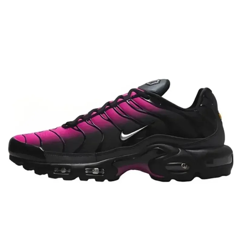 حذاء الجري Nike Air Max Plus TN باللون الأحمر والأسود المريح للرجال والنساء