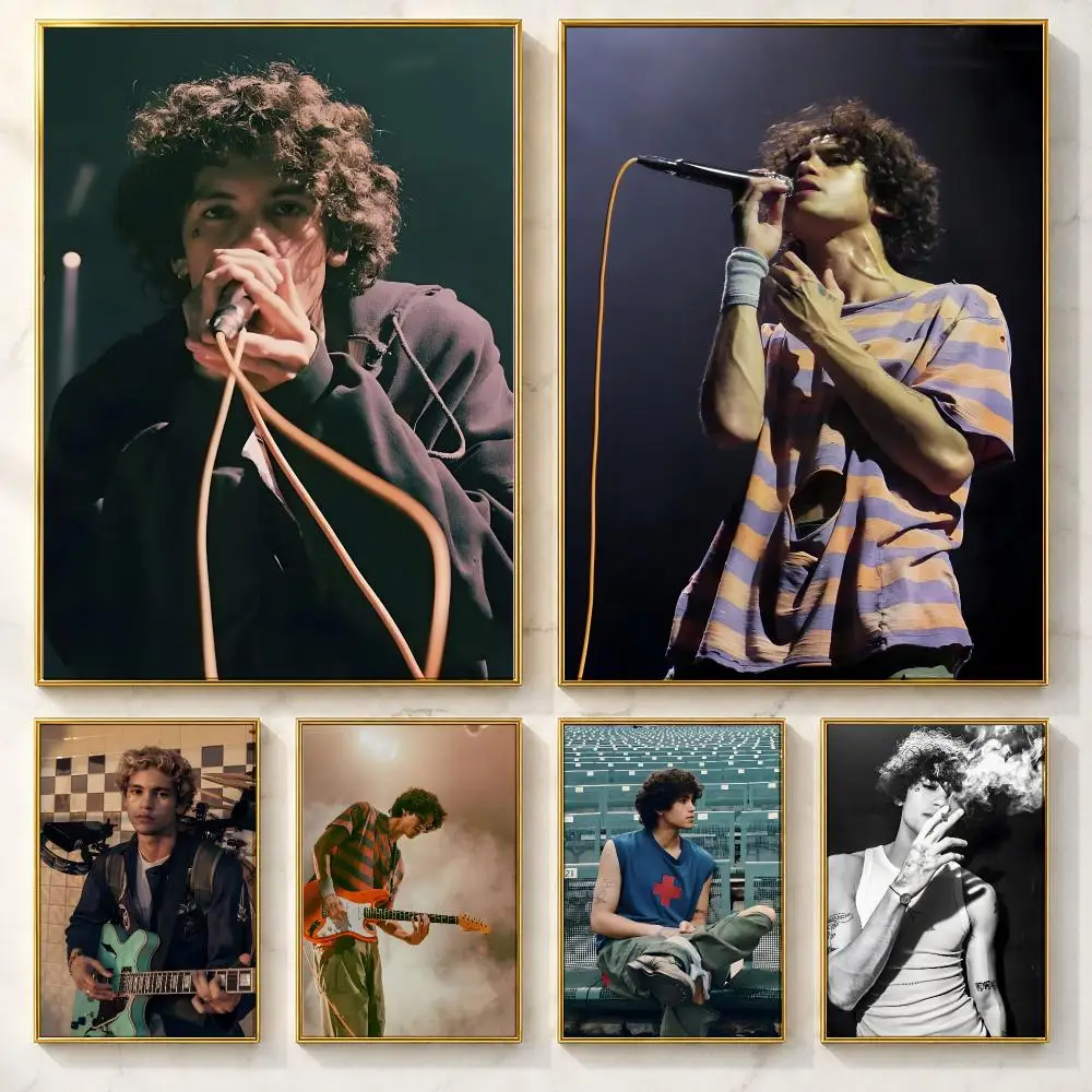 Singer D-Dominic Fike Poster Trendy And Easy-to-Apply Wall Art Stickers For Home Decor And Dorm Room Walls