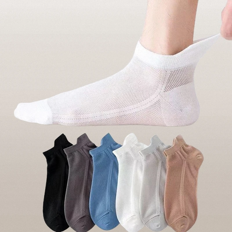 6/12 Paar Herren Sommer lässig niedrig geschnittene Socken unten Deodorant schweiß absorbierend Sommer dünne Sport atmungsaktive flache Boots socken