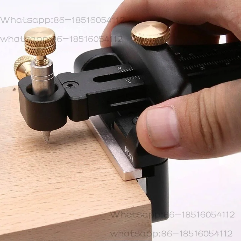 Woodworking measuring ruler Aluminum alloy scribing ruler Square ruler Measuring