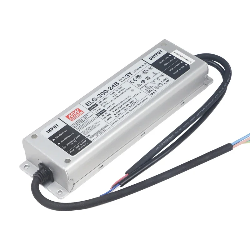 

ELG-200-12 Meanwell 12 В выходной источник питания постоянного тока с регулируемой яркостью светодиодный драйвер для светодиодной ленты