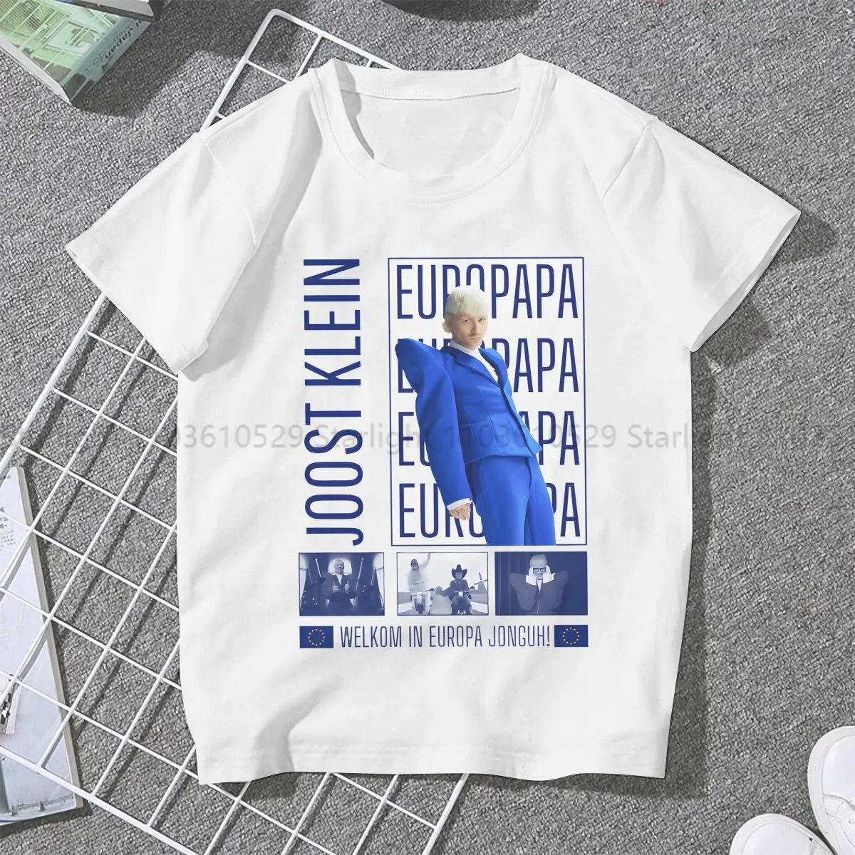 Eurovision Listen TShirt For Women Joost Klein Europapa Y2k Tees Harajuku Female Polyester T Shirt Basic Summer